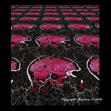 human brain art gallery image